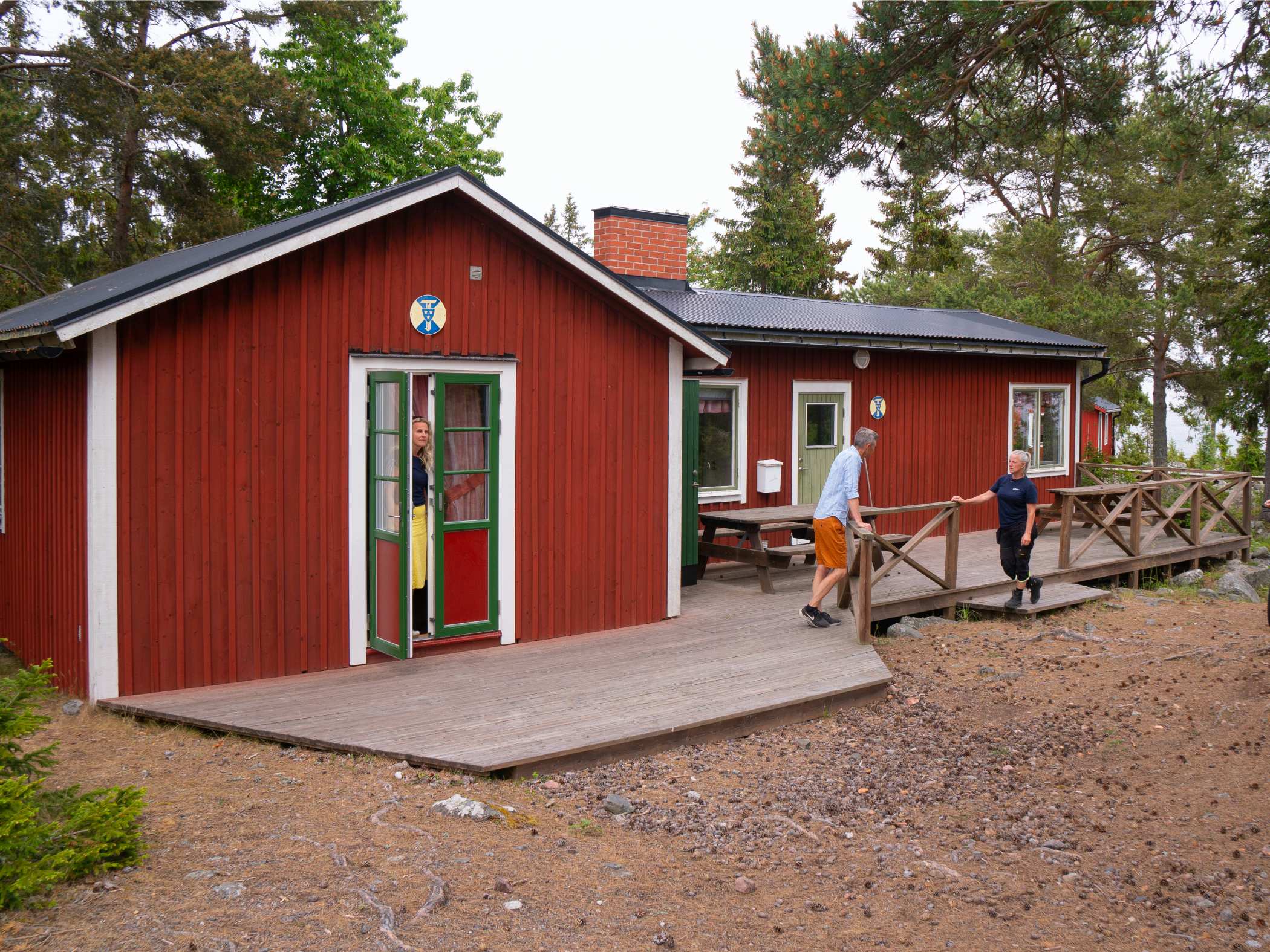 Röda hus. 